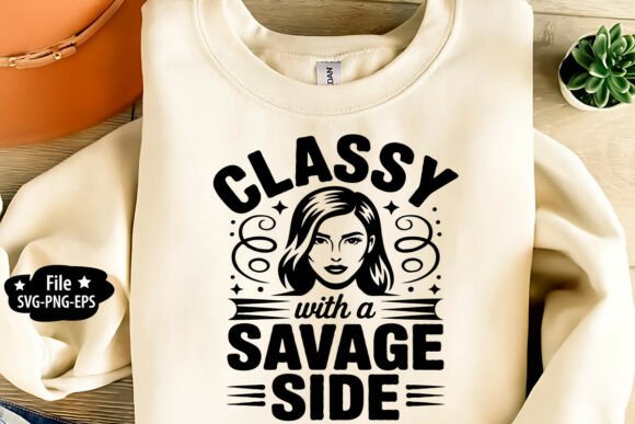Classy with a Savage Side SVG