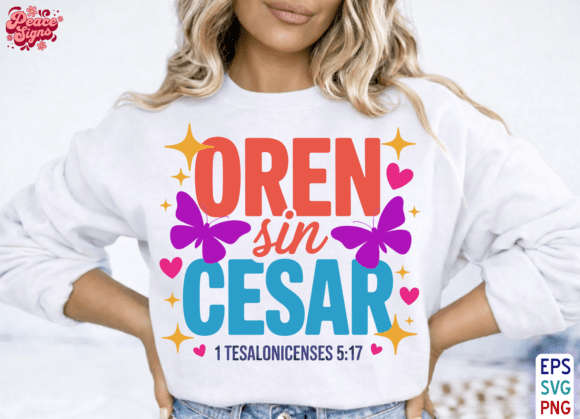 Oren Sin Cesar Svg, Bible Verse Svg PNG