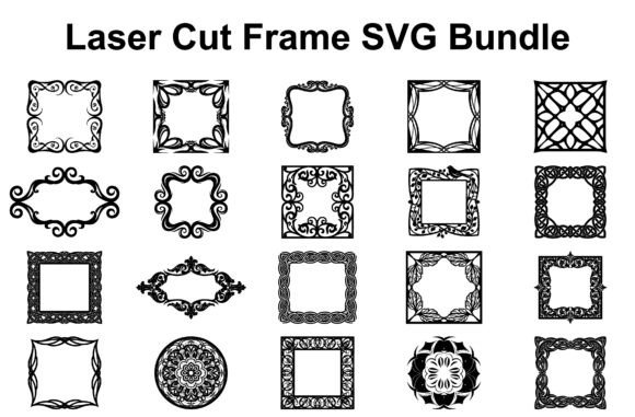 Ornamental Frame SVG Pack for Graphics and Crafts