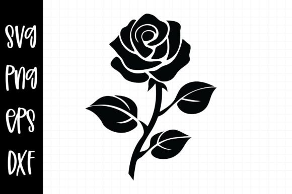 Rose SVG Cut File for Crafts and Graphics: A Designer’s Perspective