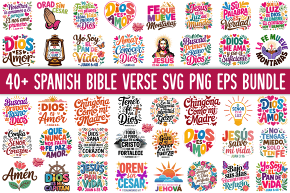 Spanish Bible Verse SVG PNG Bundle Review for Real Projects