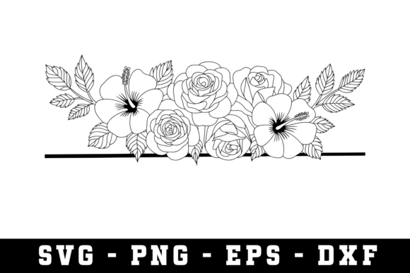 Wild Flower Svg Graphic Design Asset